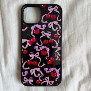 Cherries and Pink Bows IPhone 13 Case